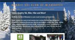 Desktop Screenshot of nordicskiclub.org